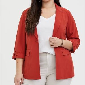 Torrid Orange Blazer - Size 4